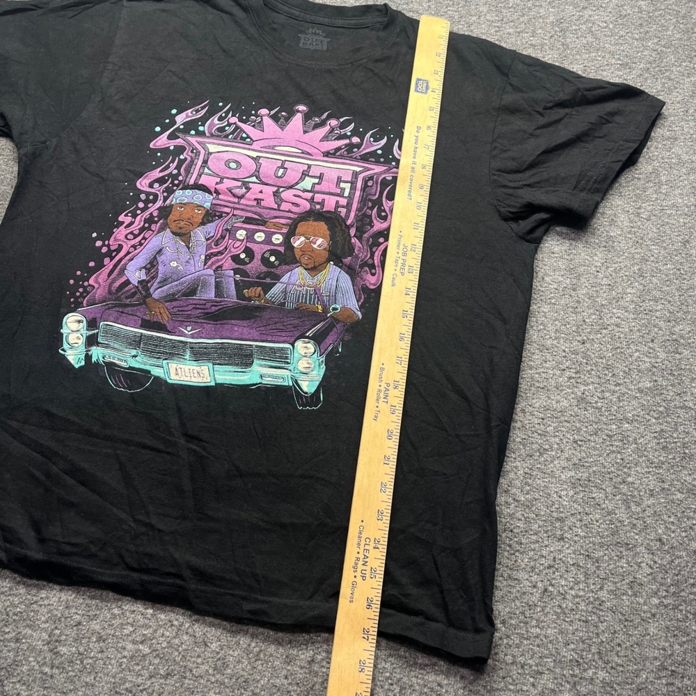 OutKast TShirt Mens Large Black ATLiens Graphic Hip Hop Rap Tee Short Sleeve - Picture 6 of 14